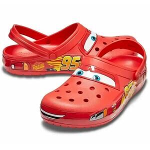 CROCS Red Lightning McQueen Slippers